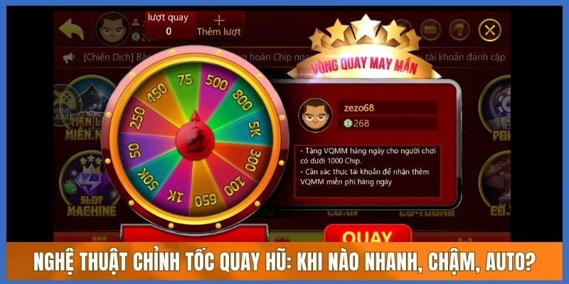 Chỉnh tốc quay hũ