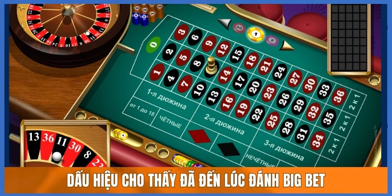Dấu hiệu cho thấy đã đến lúc đánh Big Bet