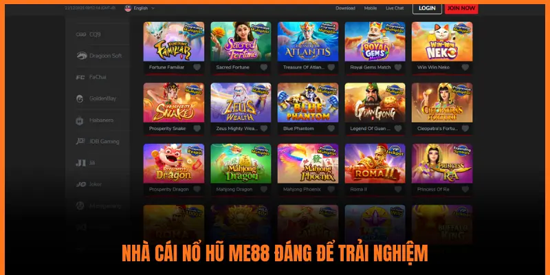 NHÀ CÁI NỔ HŨ ME88 ĐÁNG ĐỂ TRẢI NGHIỆM