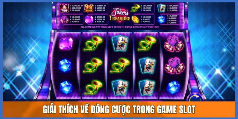 Giải thích về dòng cược trong game slot